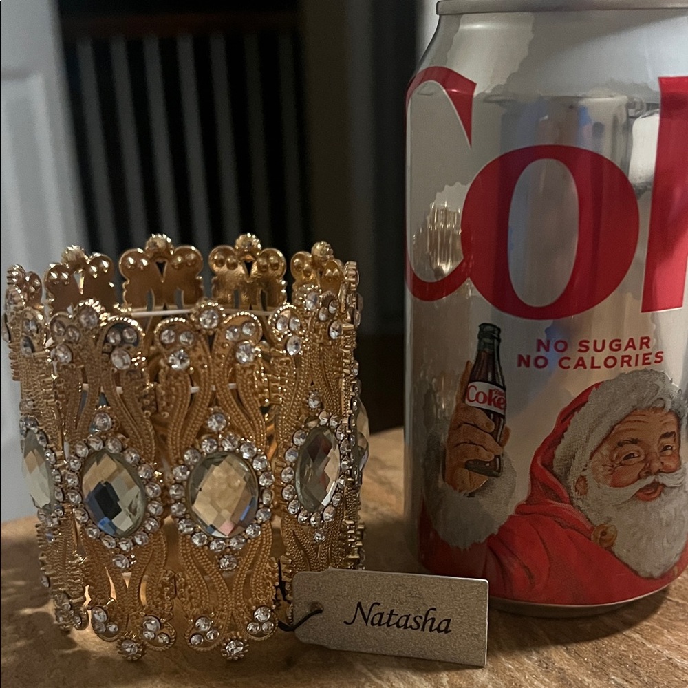 Natasha Couture Gold and Silver Bracelet